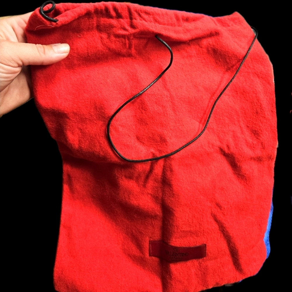 NWT AUTHENTIC VALENTINO RED DUST BAG FOR SHOES!